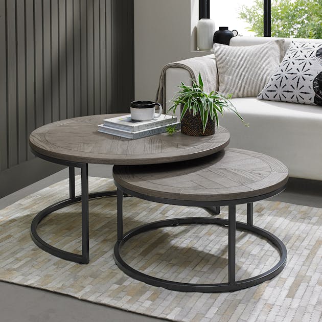 Table basse gigogne en bois (2 éléments) HOUSTON | Tables basses ...