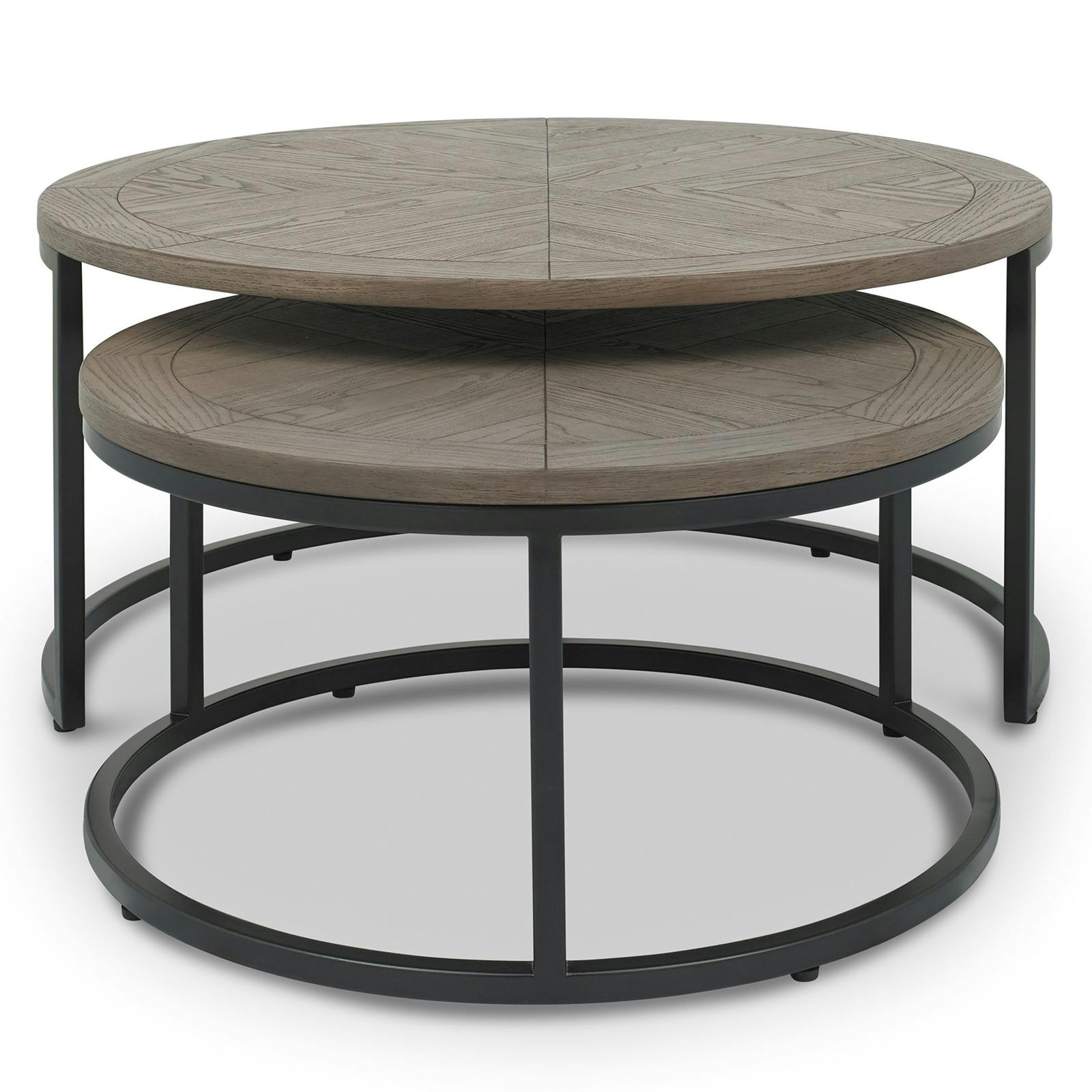 Table basse gigogne en bois (2 éléments) HOUSTON | Tables basses ...