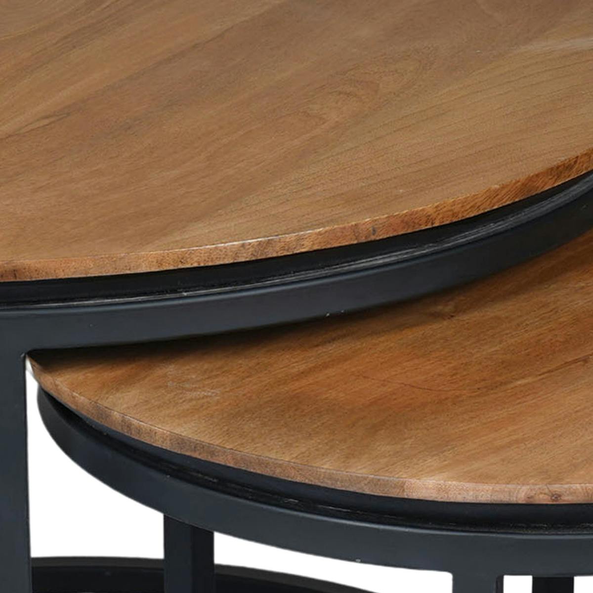 Table basse gigogne en bois (lot de 3) UVEA | Tables basses gigognes ...