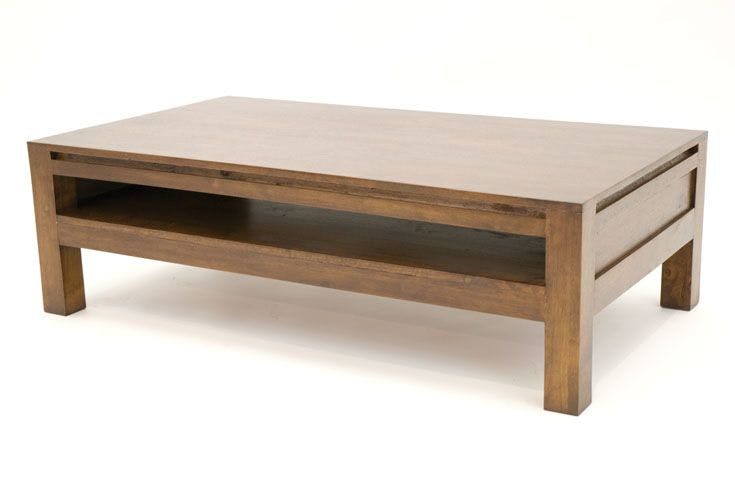 Table basse hévéa 115X65cm OLGA