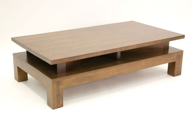 Table basse hévéa 120cm HELENA