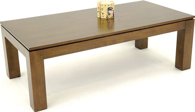 Table basse hévéa 120X60cm HELENA