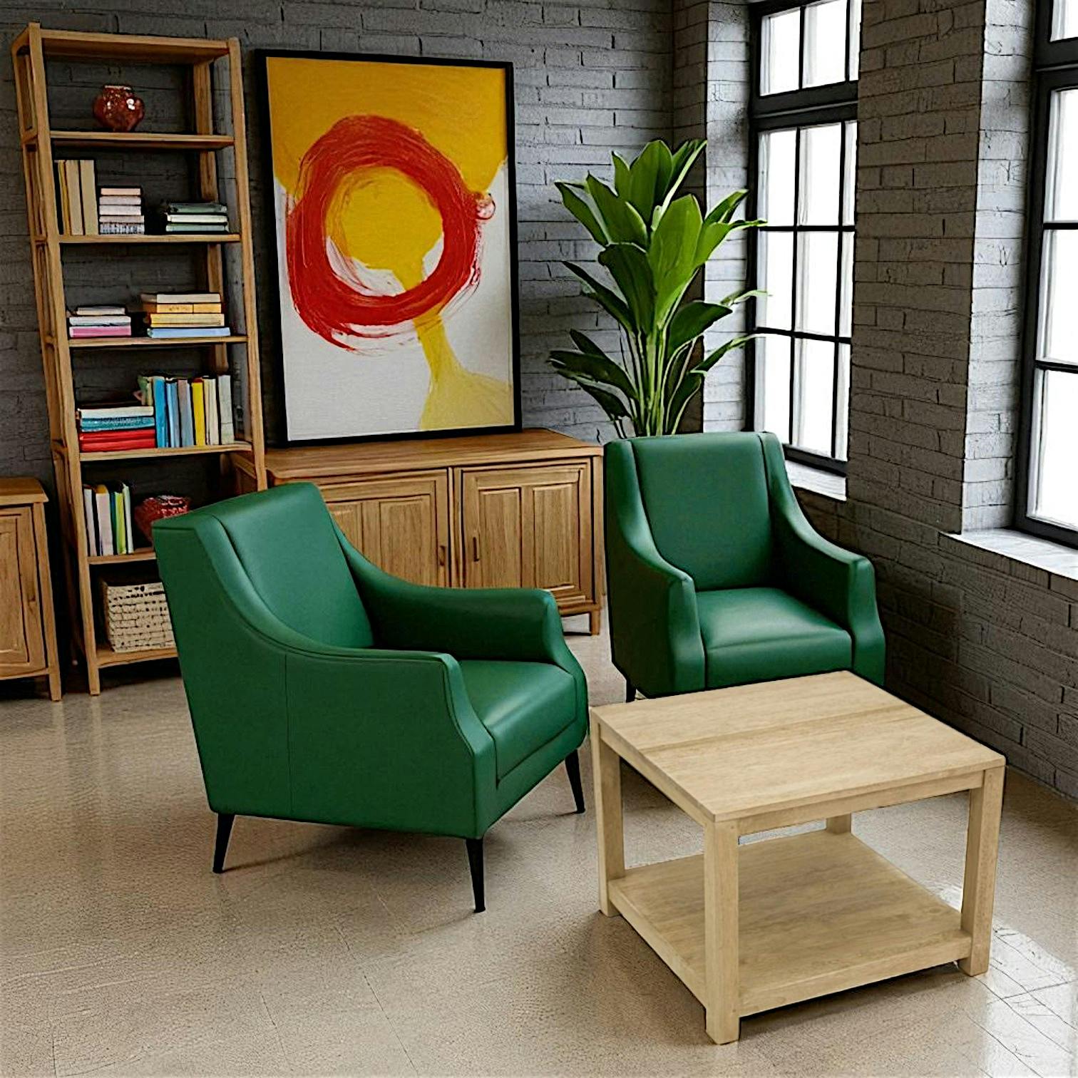 Table basse hévéa 60x60cm GALA