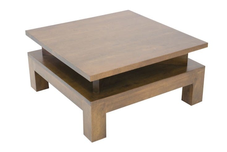 Table basse hévéa 70cm HELENA