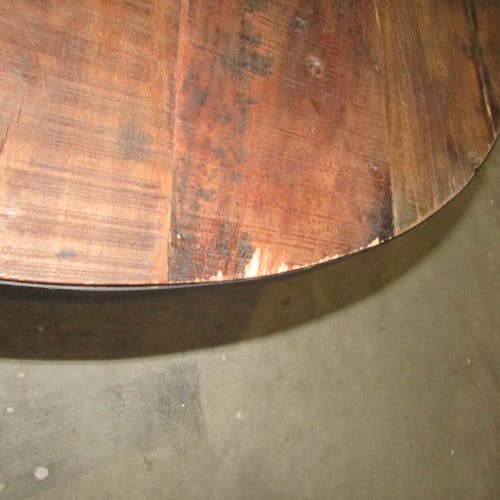 Table basse industrielle ronde SHEFFIELD