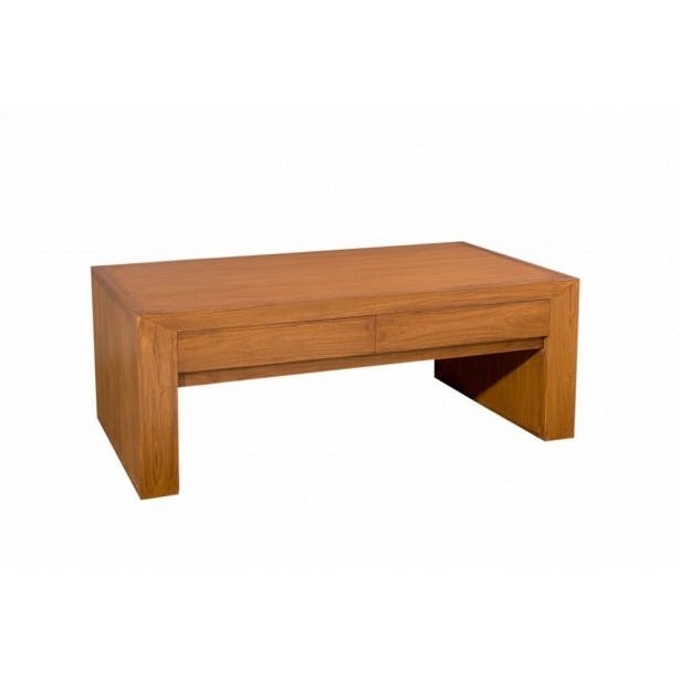 Table basse moderne 4 tiroirs 110x60cm BISHO