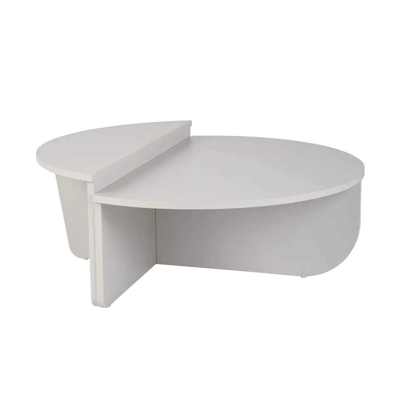 Sampling Table Blanche Table basse moderne blanche effet laque - 2 hauteurs MARFA | Tables ...