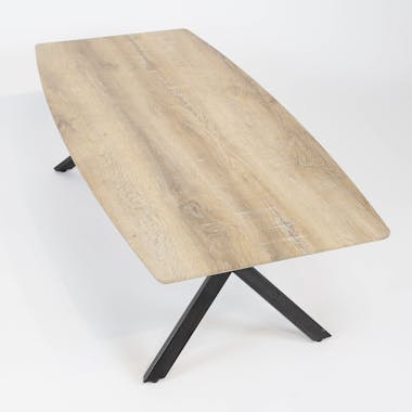 Table basse rectangulaire pieds metal de style contemporain