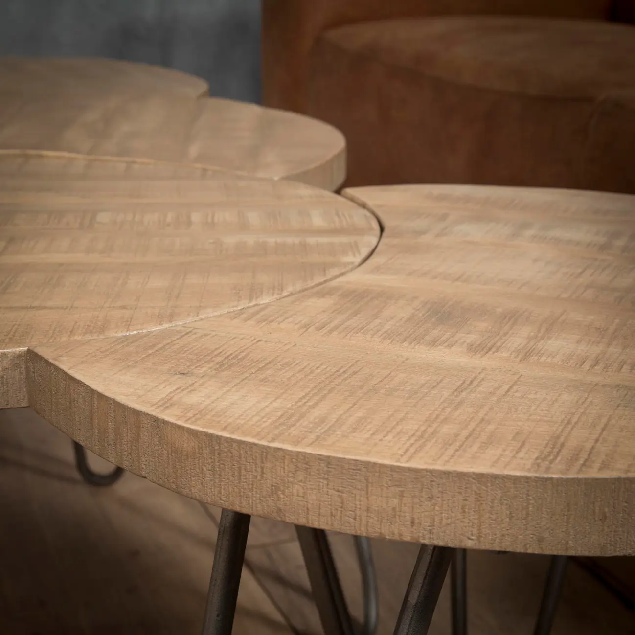 Table basse modulable ronde (4 pièces) LUCKNOW | Tables basses | Pier ...