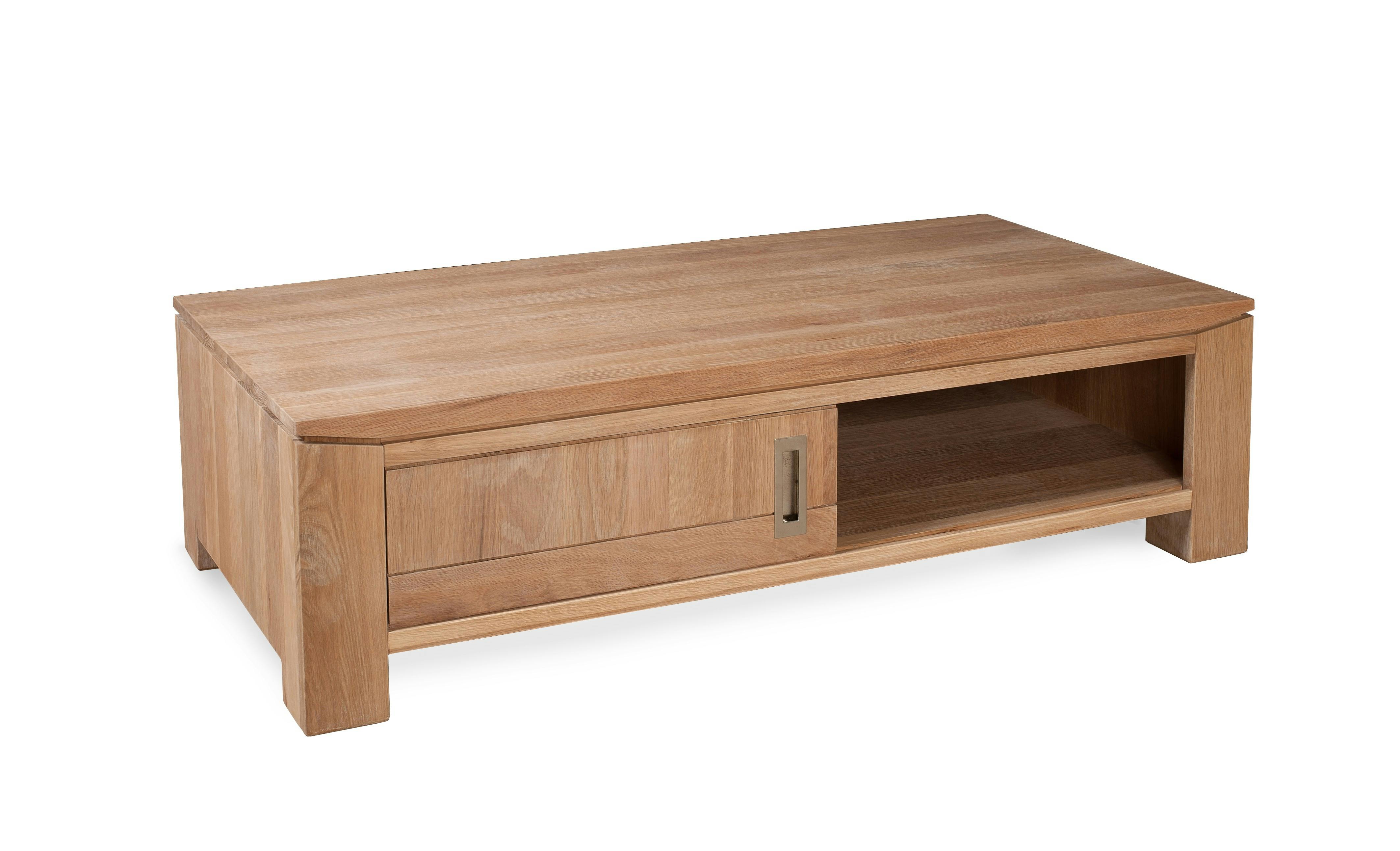 Table basse NANY 120 cm chêne massif