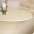 Table basse ovale en béton forme baignoire BRASILIA