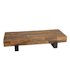 Table basse poutre en bois massif recyclé MATT