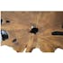 Table basse racine de teck contour bois noir ARIZONA