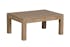 Table basse en bois massif clair de style contemporain