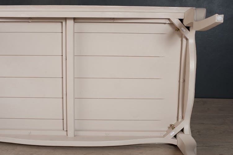 Table basse rectangle beige Argile 115x65cm ODYSSEE