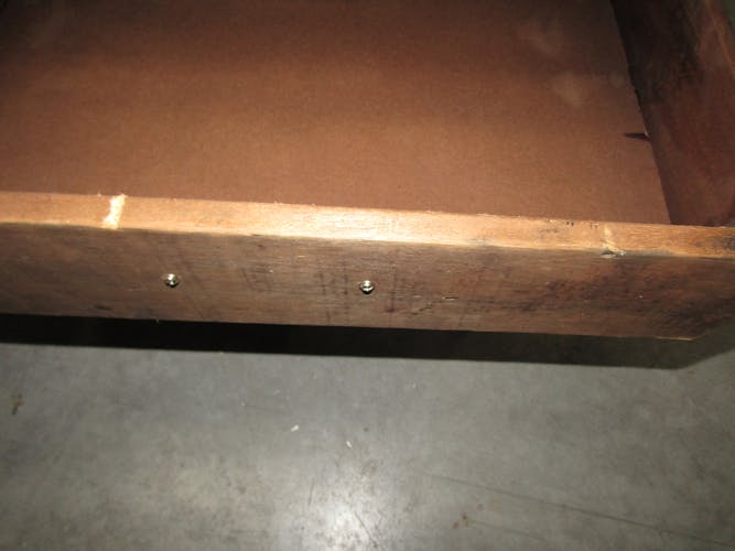 Table basse rectangulaire 2 tiroirs bois de récupération WELLINGTON