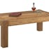 Table basse rectangulaire en bois de style campagne