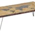 Table basse rectangulaire pieds metal epingle de style industriel