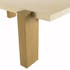 Table basse rectangulaire design chêne et béton BRASILIA