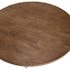 Table basse ronde double plateau métal noir D 120 cm SWING