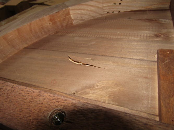 Table basse ronde en bois recyclé D 80 cm BRISBANE