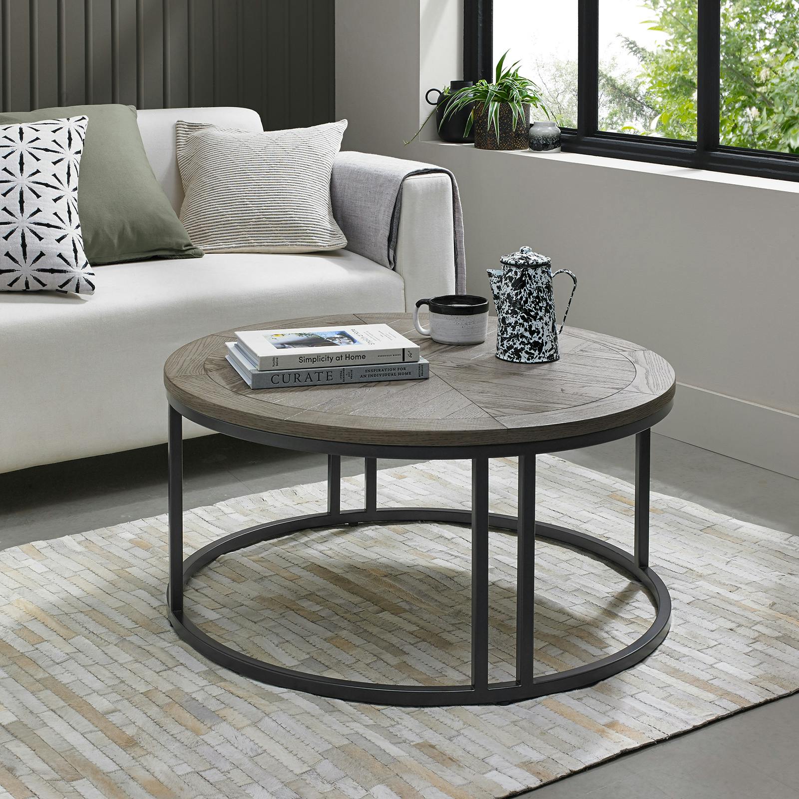 Table basse ronde HOUSTON