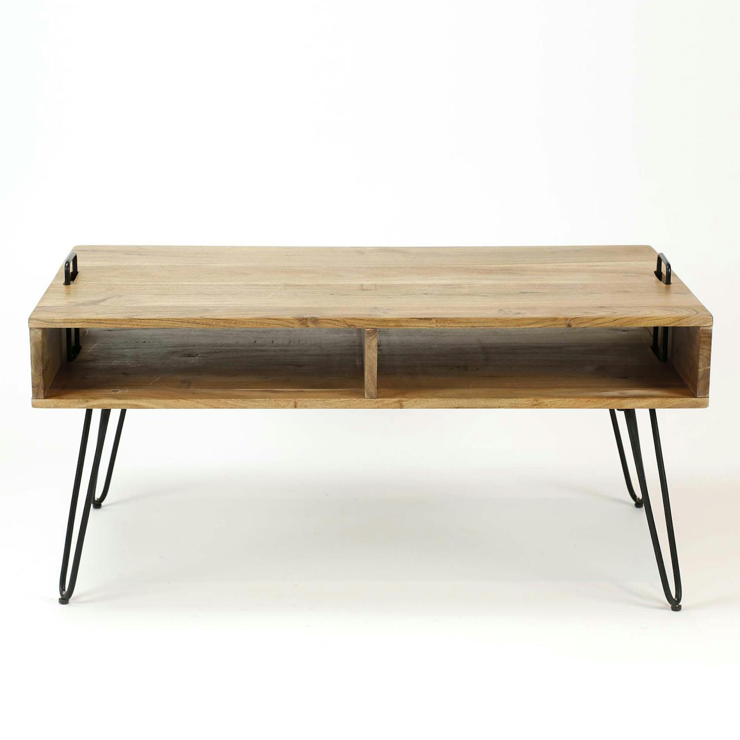 Table basse scandinave bois massif 100 cm MELBOURNE Tables basses