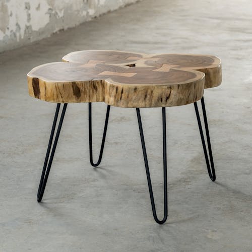 Table Basse Tronc Darbre A Vendrenull