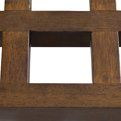 Table basse vitrée 60x60cm MAORI