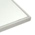 Table brasero carrée en aluminium gris et en verre LANZAROTE
