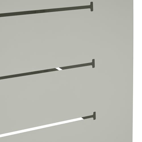 Table brasero carrée en aluminium gris et plateau motifs graphiques LANZAROTE