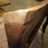 Table carrée bois massif pied mikado 150 cm MELBOURNE