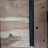 Table carrée bois massif pied mikado 150 cm MELBOURNE