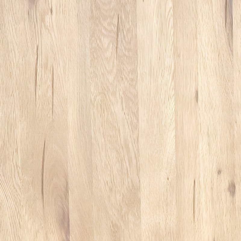 Table basse en chêne blanc avec porte-revues