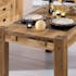Table de repas carree en bois de style campagne