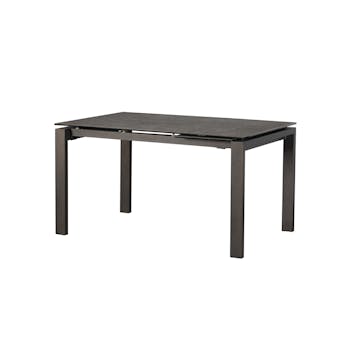 Table céramique extensible gris foncé 140-180 cm TORONTO
