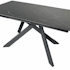 Table céramique extensible noire marbrée 170-214 cm OTTAWA