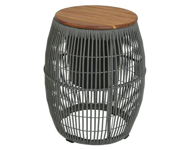 Table d'appoint de jardin grise