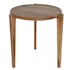 Table d'appoint ronde en bois d'acacia FSC D 47, 5 cm