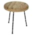 Table d'appoint ronde en bois de manguier 33 cm