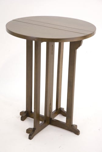 Table d'appoint / Table de repas pliable Hévéa D60x75cm TRADITION
