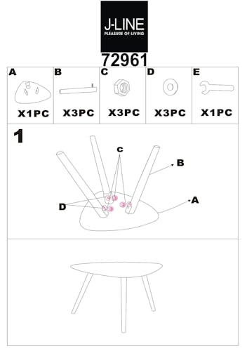 Table d'appoint triangulaire scandinave en chêne 46x58x54cm