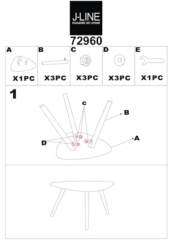 Table d'appoint triangulaire scandinave en chêne 48x39x50cm