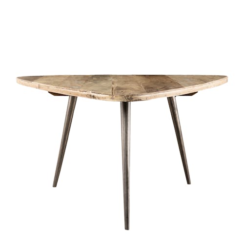 Table d'appoint triangulaire teck recyclé GM SWING