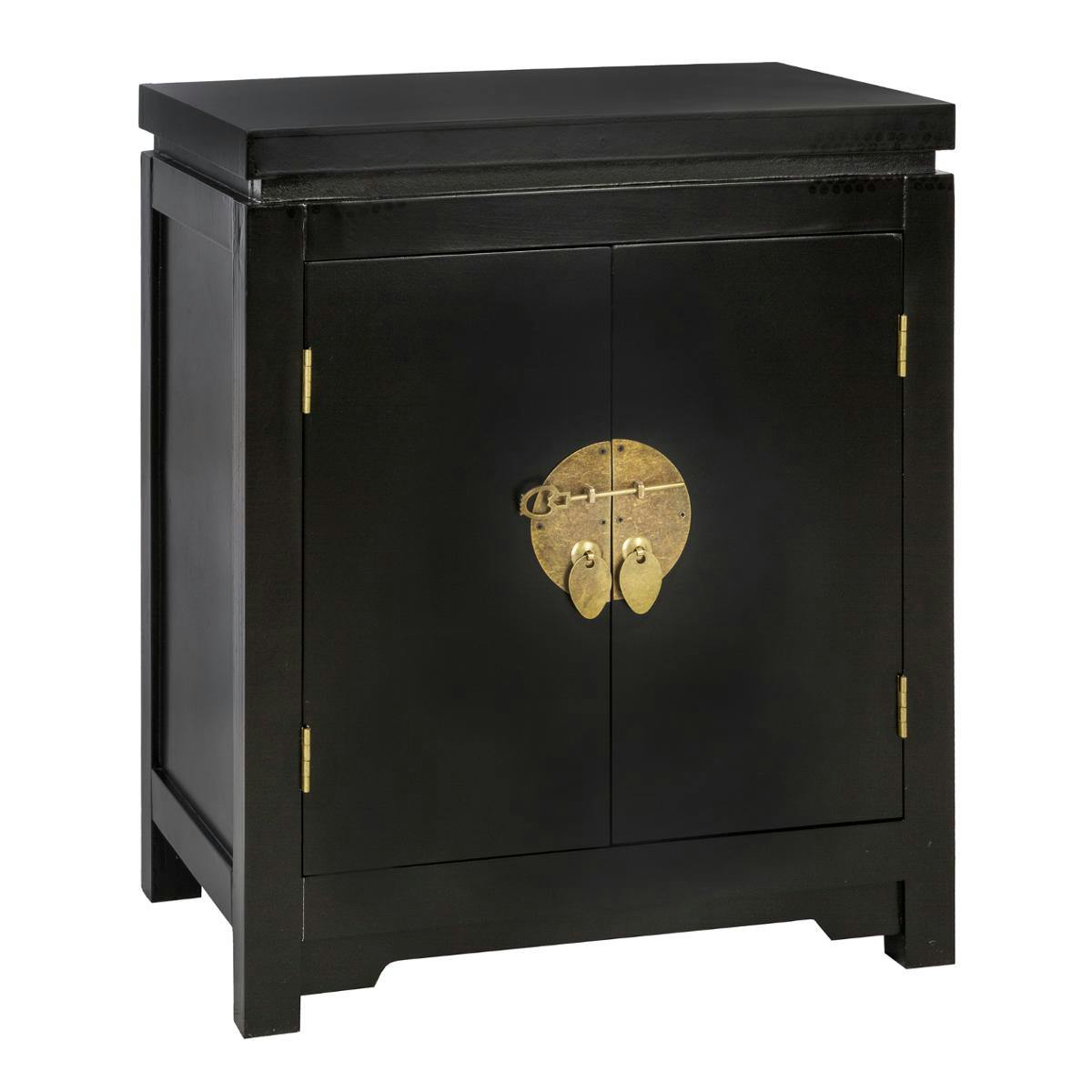 Table de chevet asiatique noire