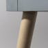Table de chevet bois gris effet béton 1 tiroir LORENS