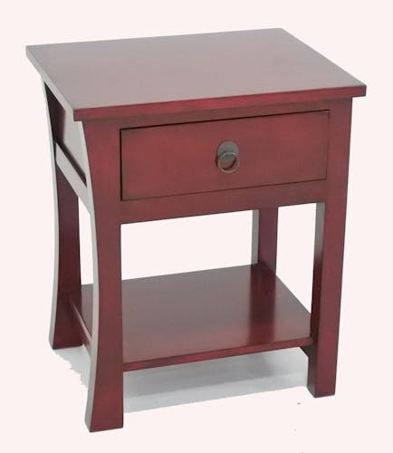 Table de chevet bois massif style colonial modèle 2 MAORI