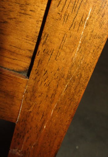 Table de chevet droit 1 tiroir bois hévéa TRADITION