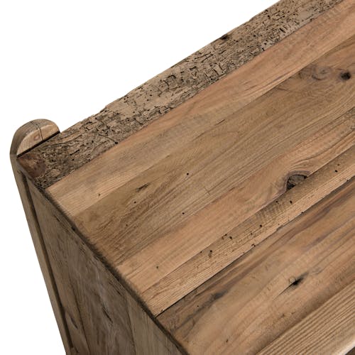 Table de chevet en bois de pin 2 niches DENVER