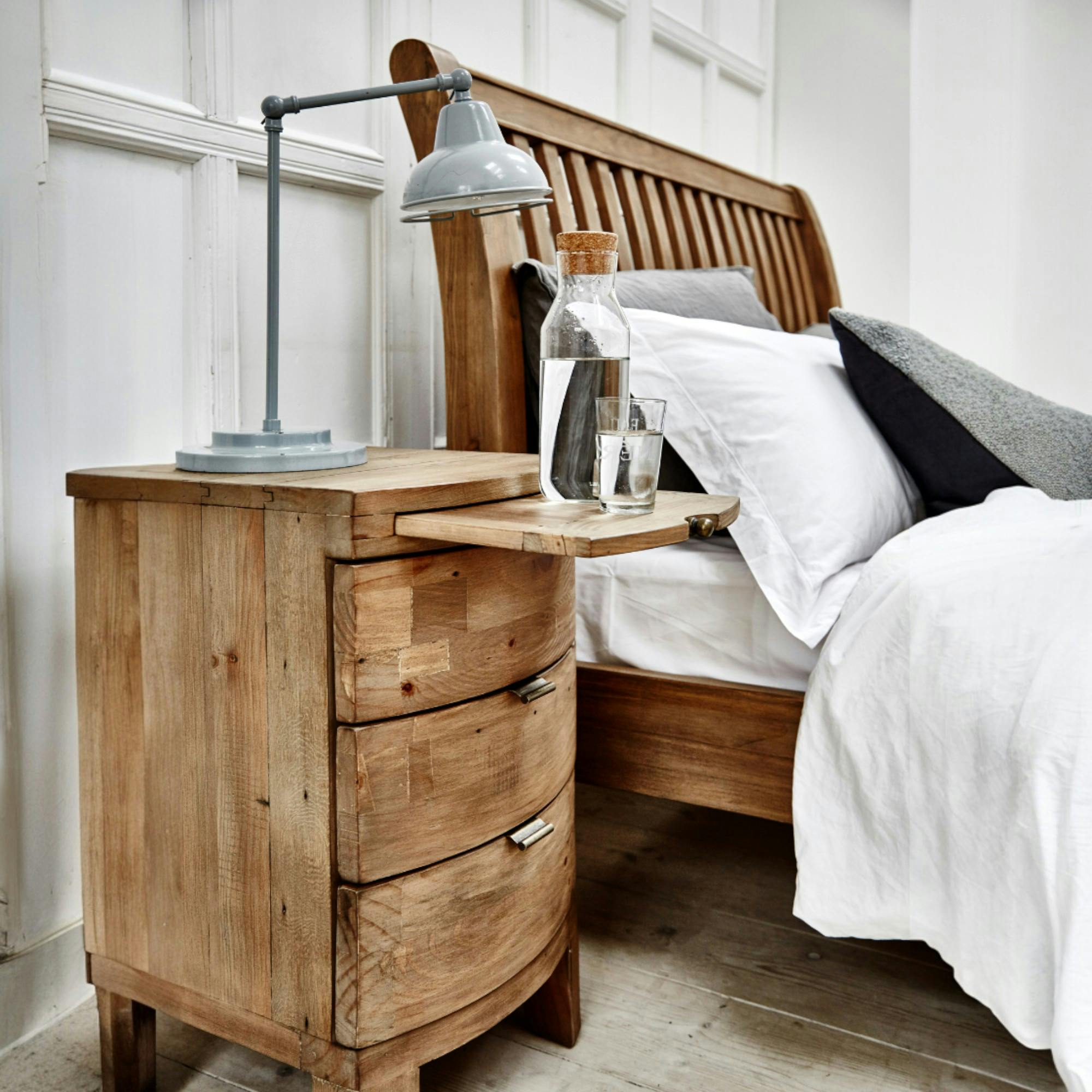 Table de chevet en bois recyclé BELFAST